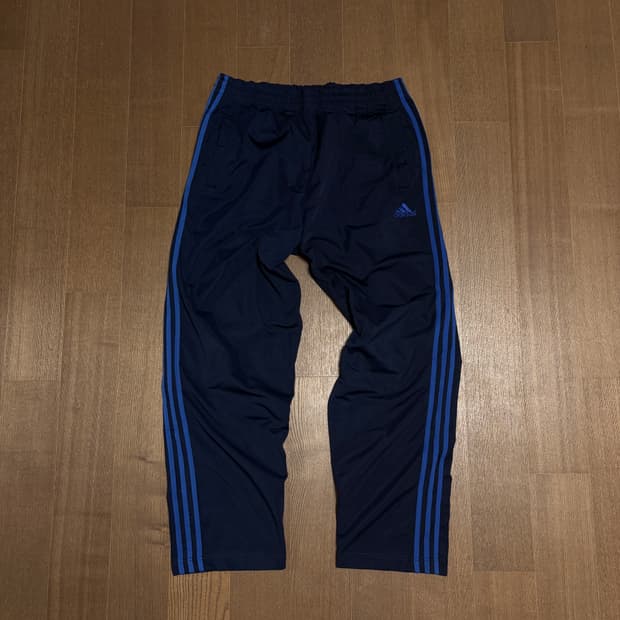 아디다스 와이드 트레이닝 트랙팬츠 네이비 블루