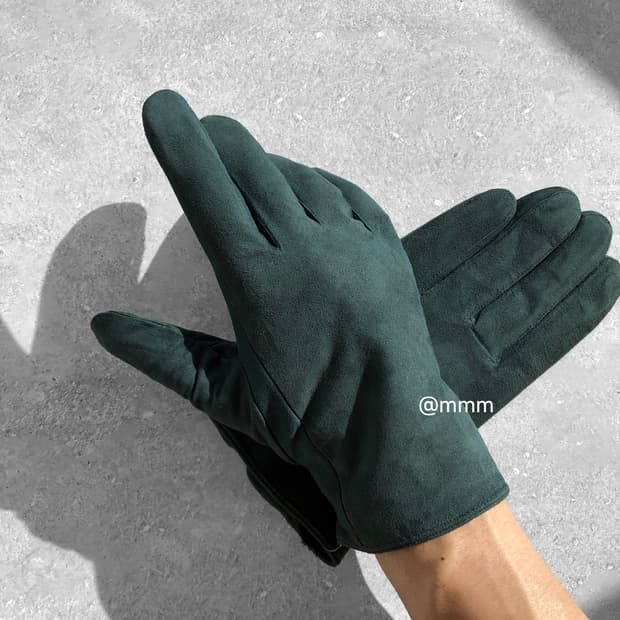 [Unisex] 스웨이드 가죽 장갑 스마트터치
