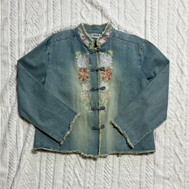 와이즈걸큐빈파우닝레이어룸 치파오 청자켓