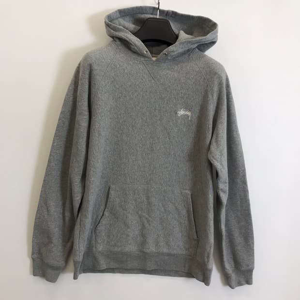 스투시 STUSSY 스탁로고 후드티셔츠 [L사이즈]