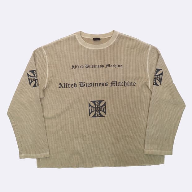 헤리티지플로스 알프레드 IRON CROSS PIGMENT WAFFLE L