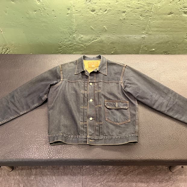 rrl 더블알엘 셀비지 타입1 청자켓 L