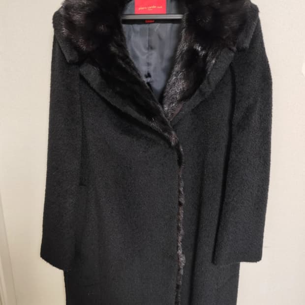 피에르가르뎅 로얄 모피코트 (77, 블랙, 천연모피)