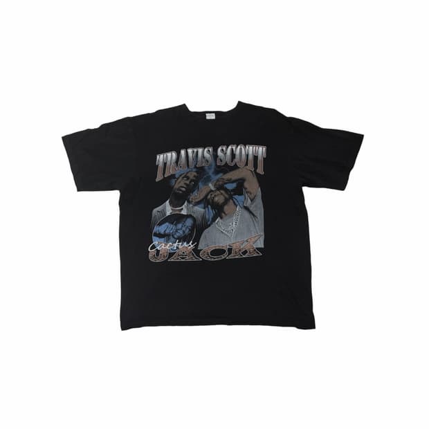 Travis Scott 스트릿무드 그래픽 티셔츠