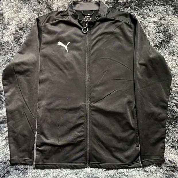 퓨마 블랙 트랙탑 져지