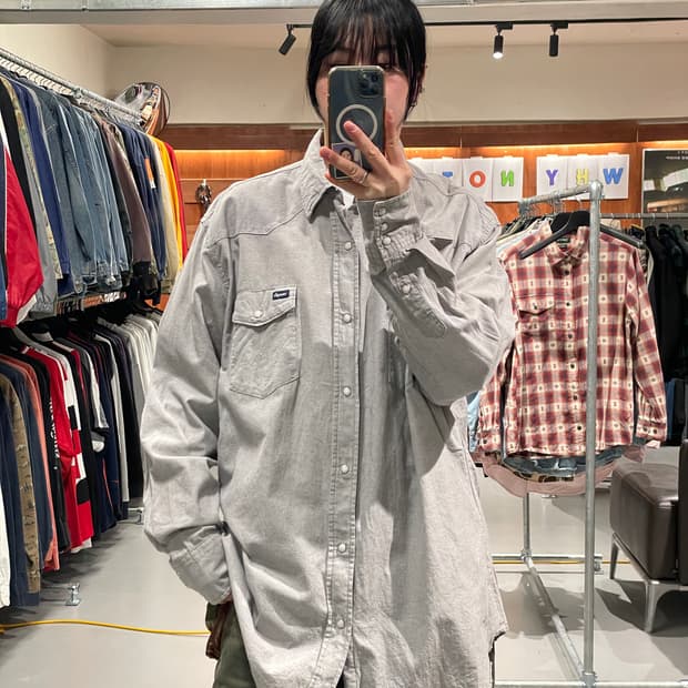 랭글러 빅사이즈 웨스턴 셔츠  