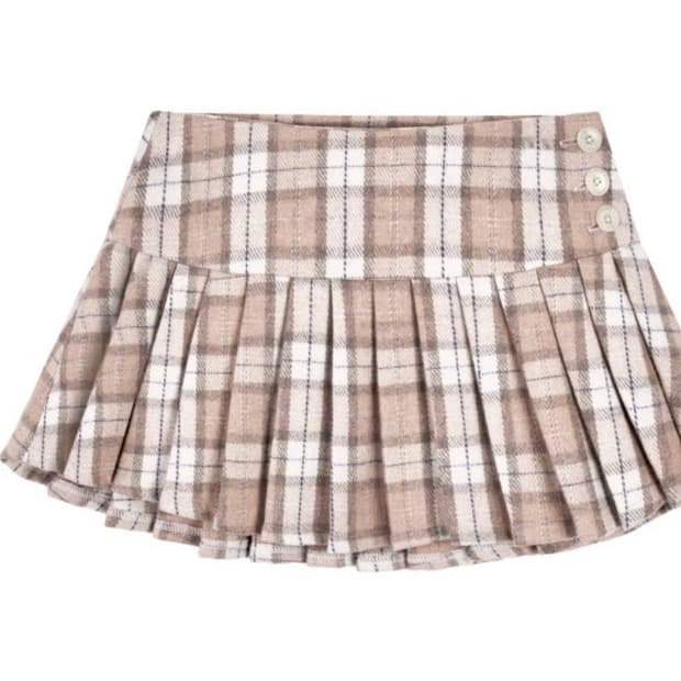 클리시어 피치모카 울스커트 m