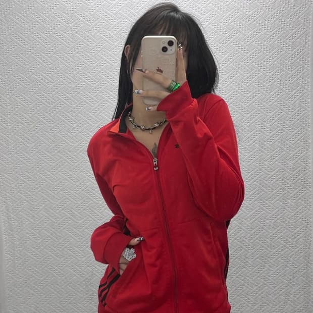 아디다스 Y2K 00's 스포티 트랙탑 져지 집업 90 C07972