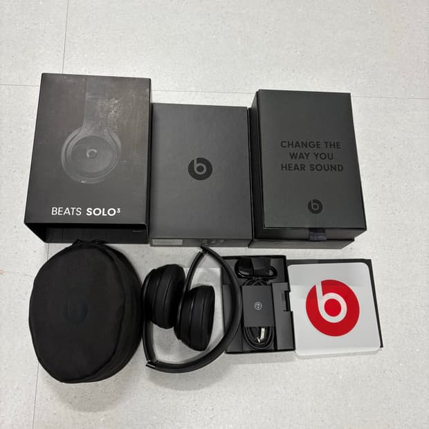 [풀구성] beats solo3 블랙 거의 새상품