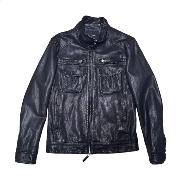 크리스 크리스티 양가죽 라이더자켓