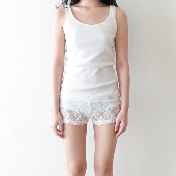샵페어리 basic sleeveless (ivory)