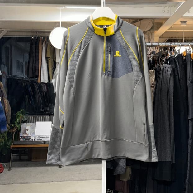 살로몬 하프집업 롱슬리브