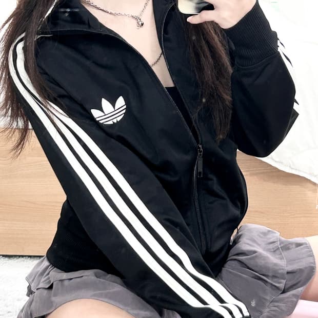 아디다스 블랙 파이어버드 져지