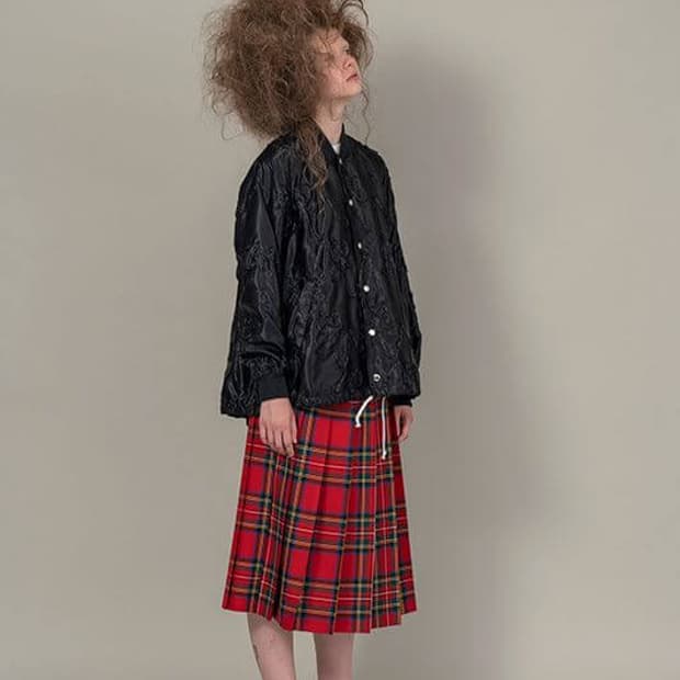 Tartan Check Pleats Skirt