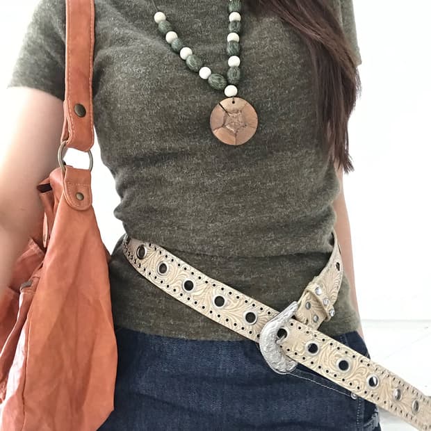 olive half sleeve knit