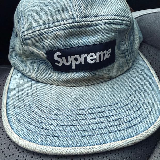 슈프림 데님 캠프캡