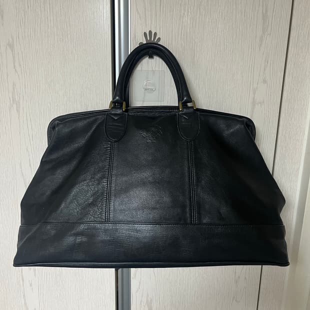 PORTER 요시다포터 세르비노 보스턴백 레더백 블랙 