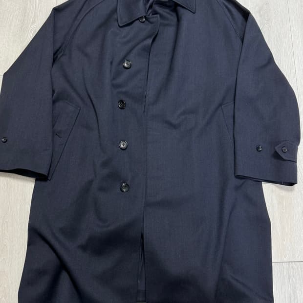 아나토미카 싱글래글런6 코버트울 코트 네이비 48사이즈