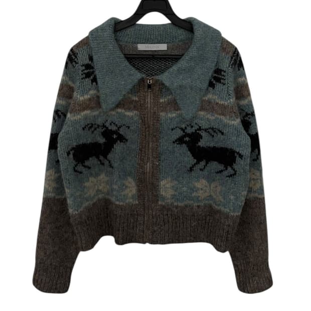 노르딕 숏 가디건