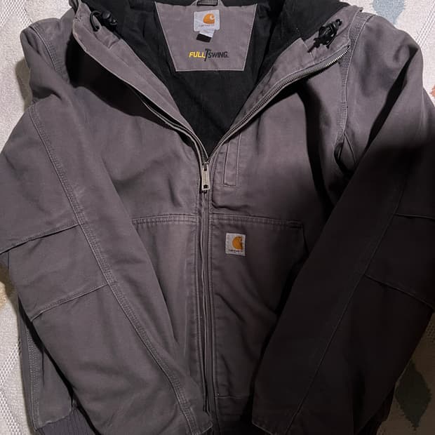 Carhartt 칼하트 차콜 덕 액티브 자켓