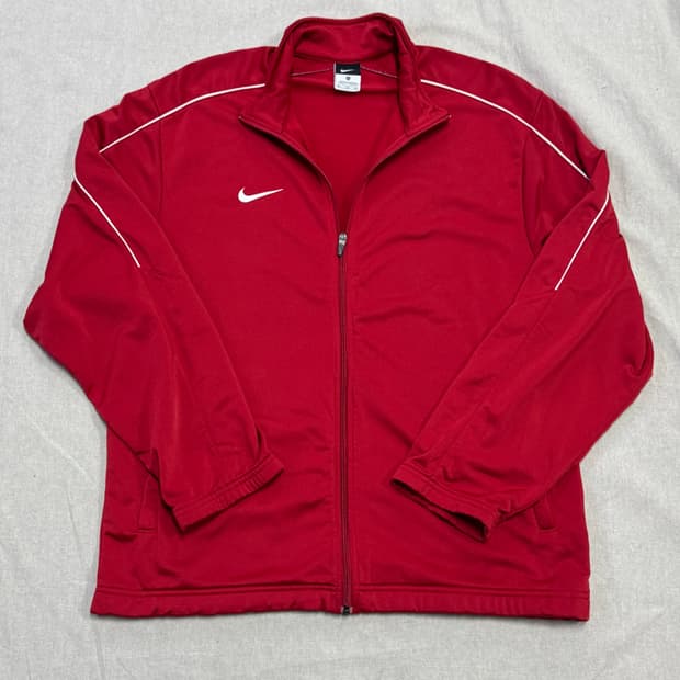 나이키 삥줄 레드 트랙 져지 XL