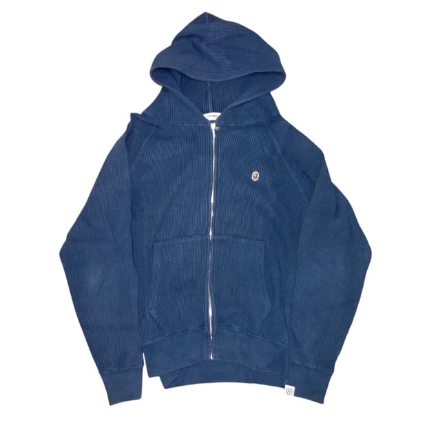 베이프 와플 후드집업