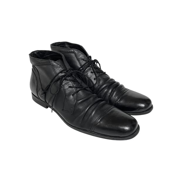 훕데두 주름가공 처커부츠