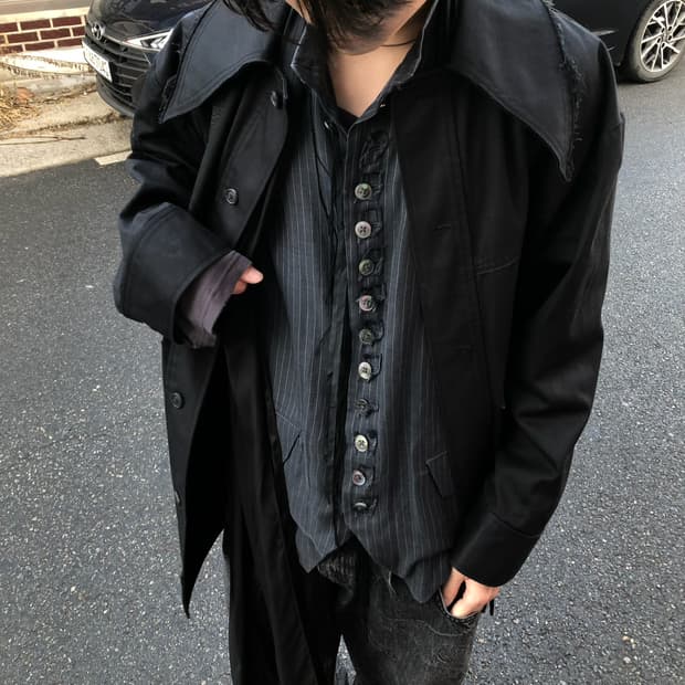 rbu 오버사이즈 트러커 자켓