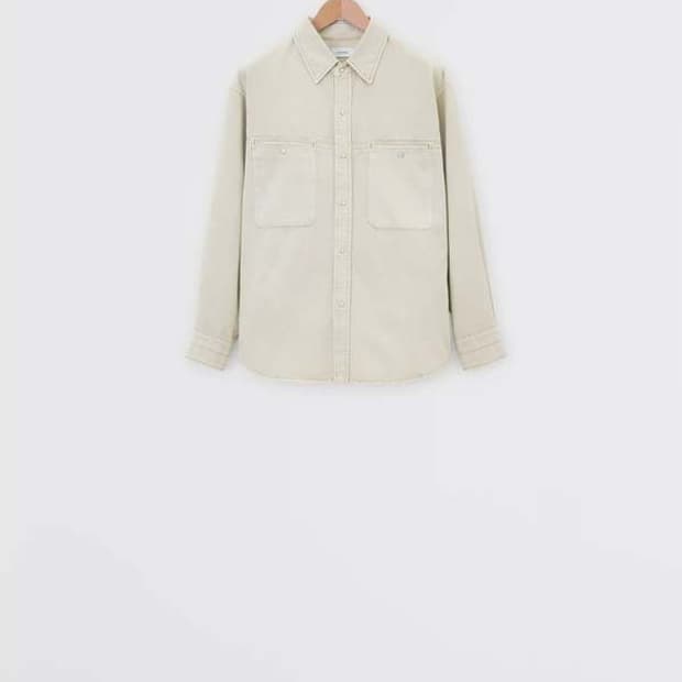 lemaire 24fw snaps denim shirts