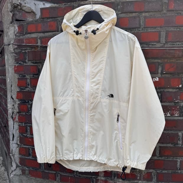 노스페이스 미들로고 나일론 컴팩트 바람막이 