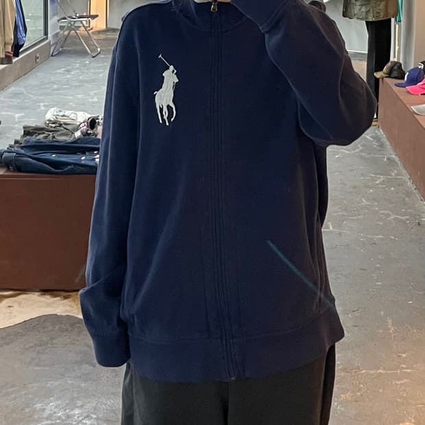 폴로 랄프로렌 빅포니 네이비 집업 자켓 H2078