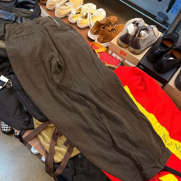 맨즈 비기 BY 타케오키쿠치 이탈리아원단 드레이프 팬츠 28 29