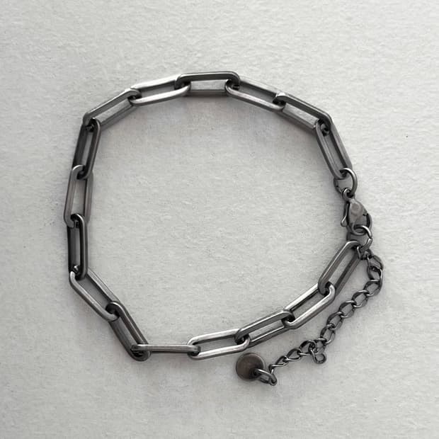 빈티지 헤비 체인 팔찌
