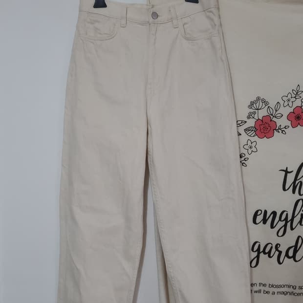 COS 하이웨스트 배럴 레그 진