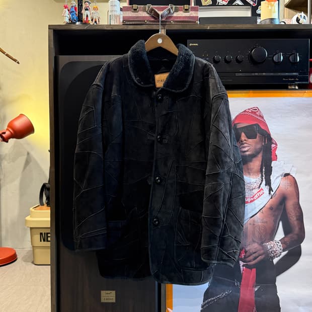 80s 이세이미야케 하이 스포팅기어 시어링 자켓 M(XL)