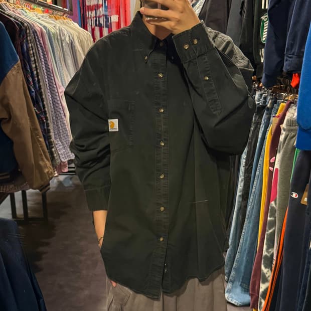 [IM] 칼하트 셔츠 블랙