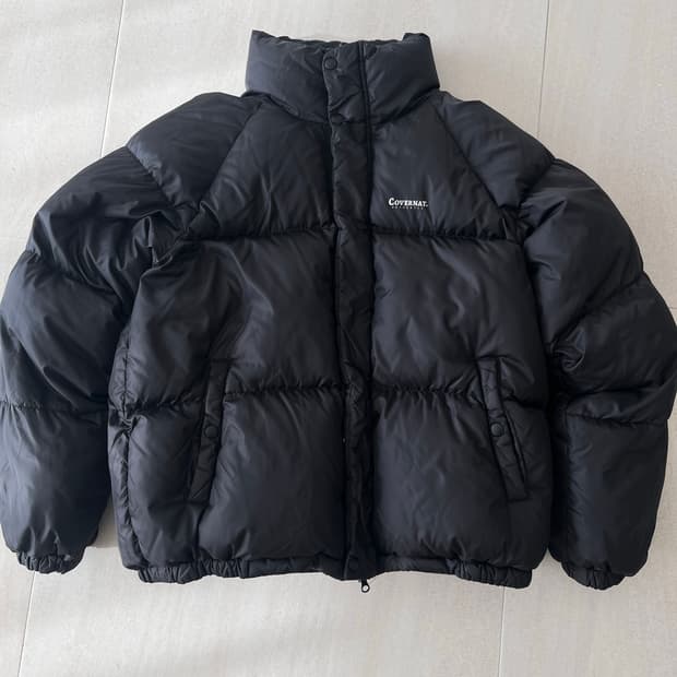 커버낫 리버시블 블랙 패딩