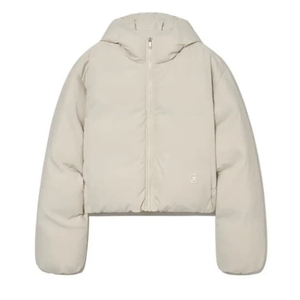 글로니 바운더리스 다운 푸퍼 자켓 패딩 아이보리