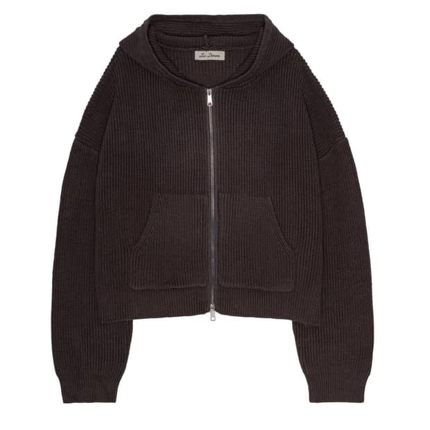 lac demure / 피셔맨 fisherman 니트 후드집업 / M