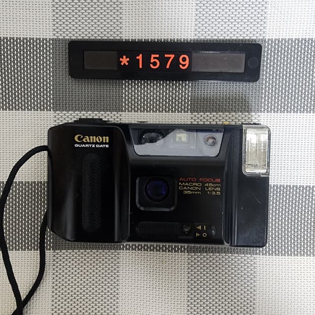 캐논 오토보이 라이트 데이터백 필름카메라