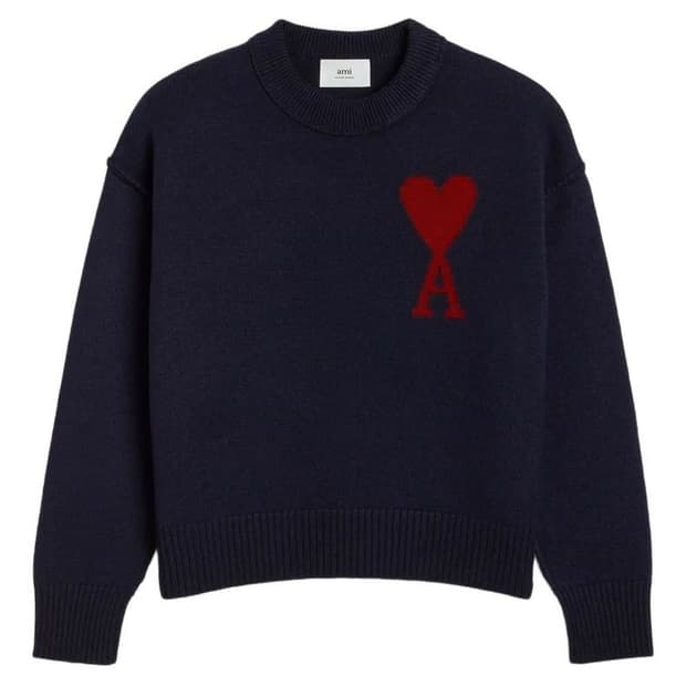 아미 빅하트 네이비 니트 L