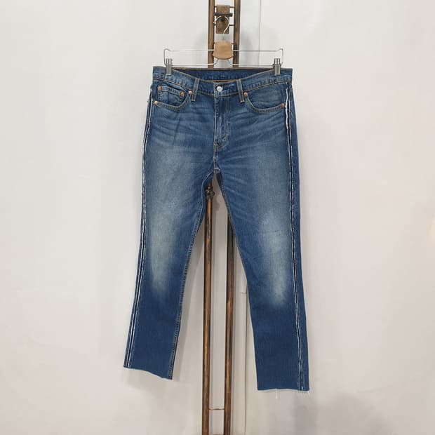 리바이스 511 슬림 컷팅 데님 청바지 32