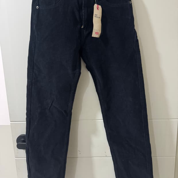 새상품 리바이스 505 코듀로이 블랙팬츠 