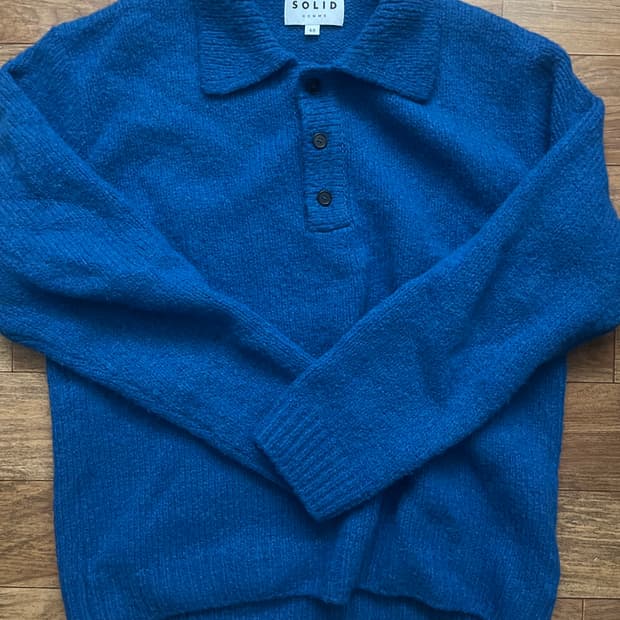 솔리드옴므 카라니트48 블루