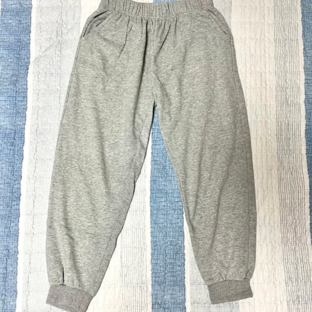 회색 조거 팬츠 M