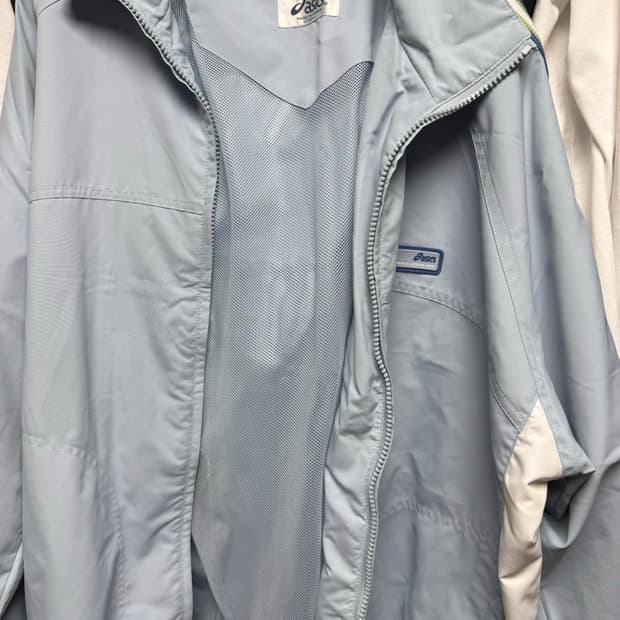 아식스 스카이블루 바람막이(한국발매 상품!