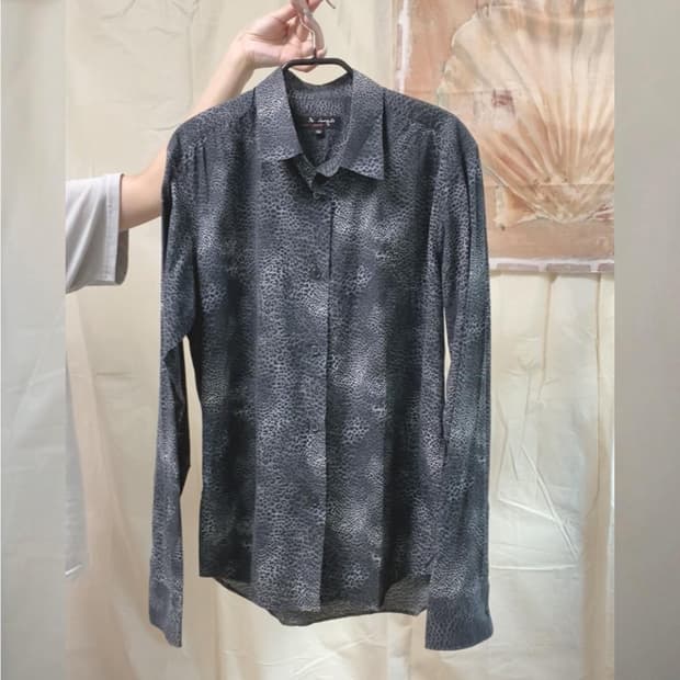 아네스베 레오파드 오버핏 셔츠