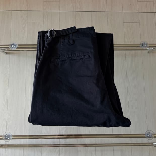 어나더오피스 french drill chino 프렌치드릴치노 블랙 02