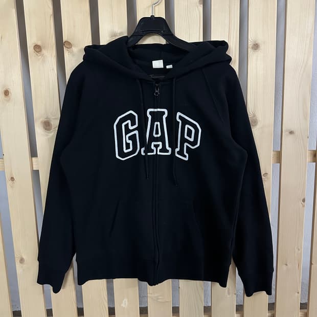 (M) GAP 갭 블랙 후드집업