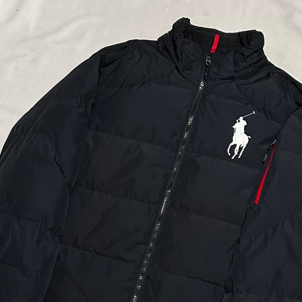 XL 폴로랄프로렌 빅포니 블랙 덕다운 푸퍼 패딩